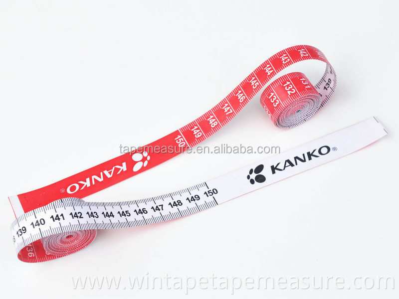 150cm promotional fiberglass sewing tailoring materials medical rulers types of tape measures with company logo and name
